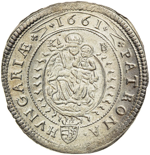 XV Krejcar 1661 - revers
