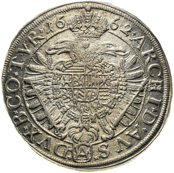 XV Krejcar 1662 - revers