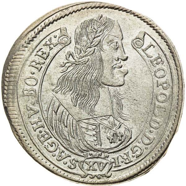 XV Krejcar 1663 - avers