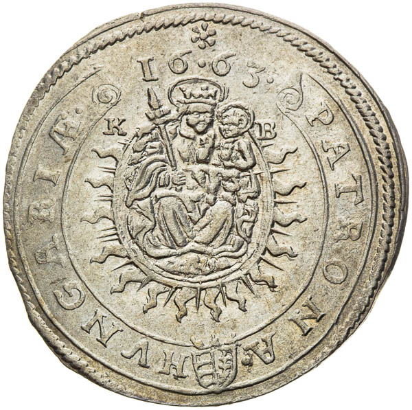 XV Krejcar 1663 - revers