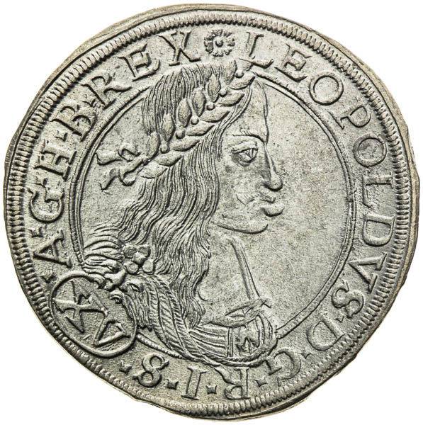 XV Krejcar 1663 - avers