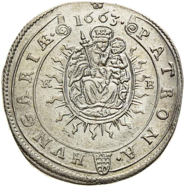 XV Krejcar 1663 - revers