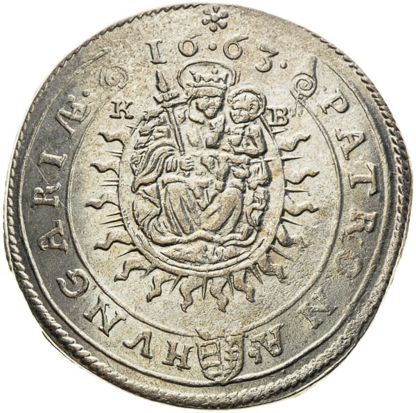XV Krejcar 1663 - revers