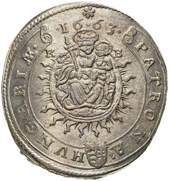 XV Krejcar 1663 - revers