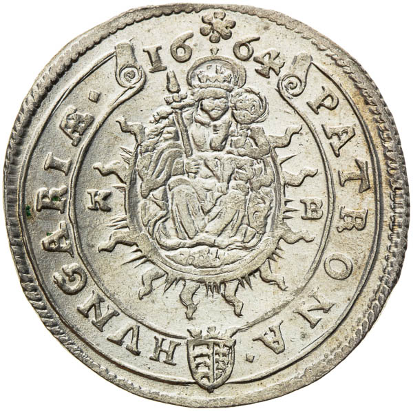 XV Krejcar 1664 - revers