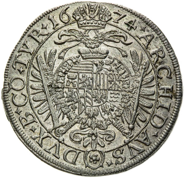 XV Krejcar 1674 - revers