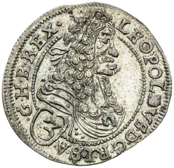 3 Krejcar 1697 - avers
