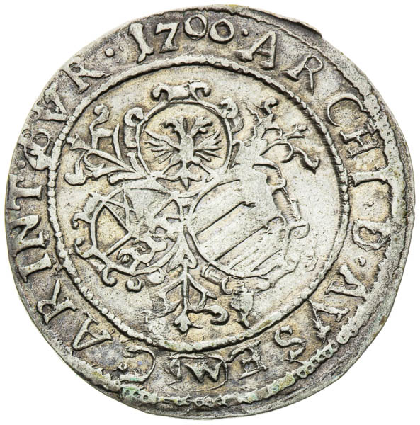 3 Grajciar 1700 - reverz