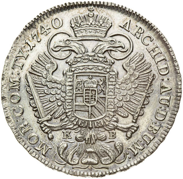 1/2 Toliar 1740 - reverz