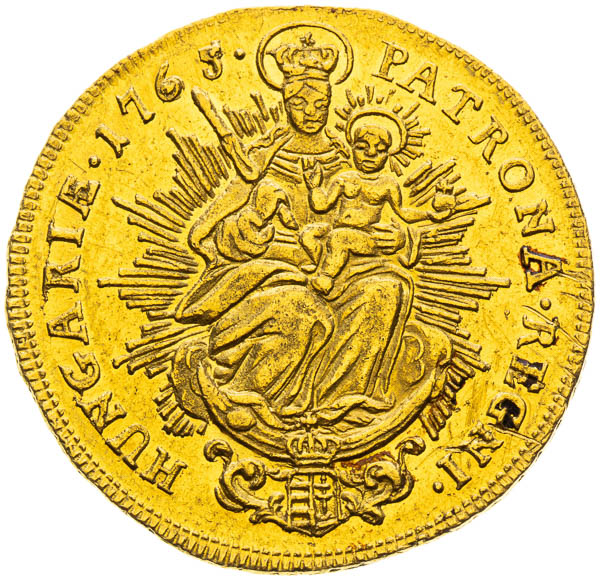 2 Dukát 1765 - revers