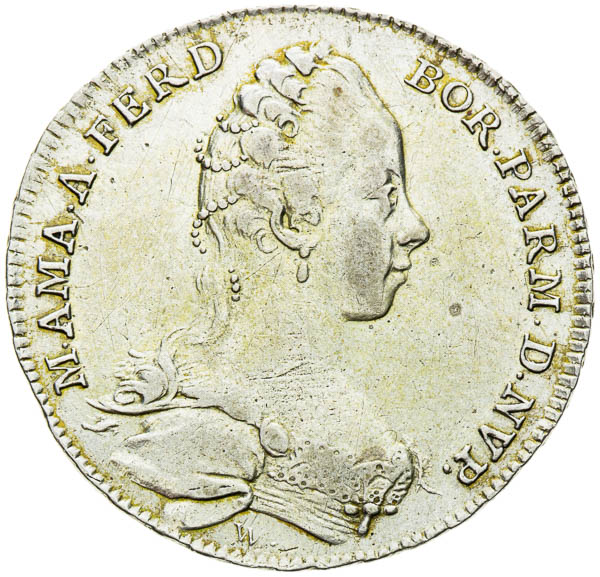 Strieborný žetón 1769 - averz