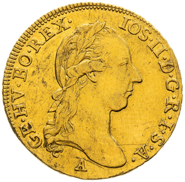 Dukát 1786 - avers