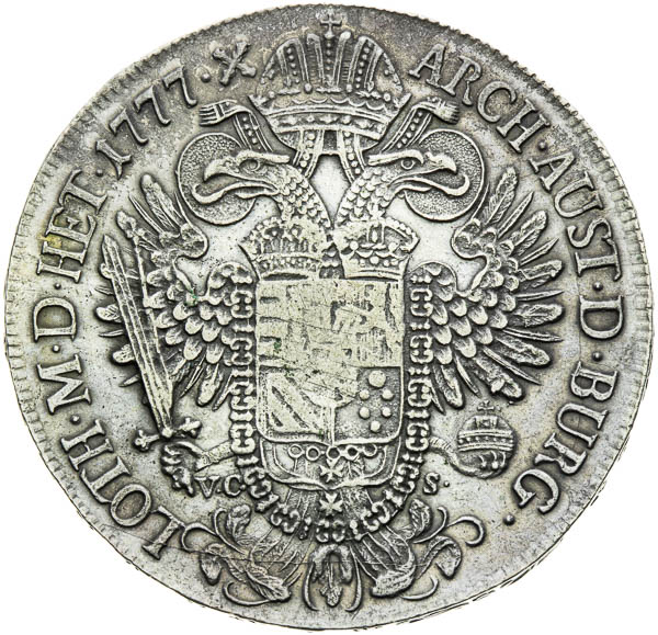 Tolar 1777 - revers