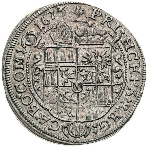 3 Grajciar 1673 - reverz