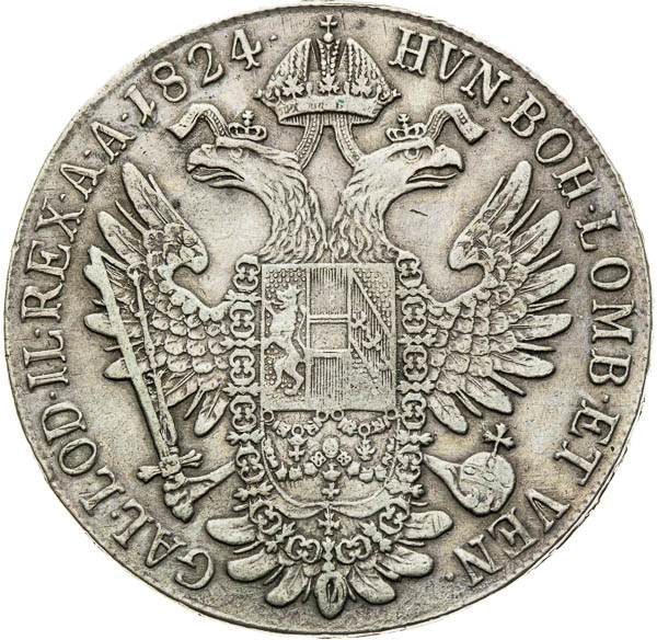 Tolar 1824 - revers