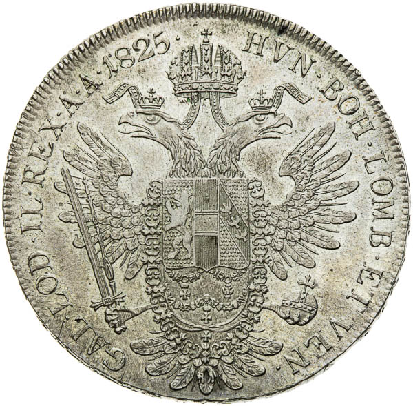 Tolar 1825 - revers