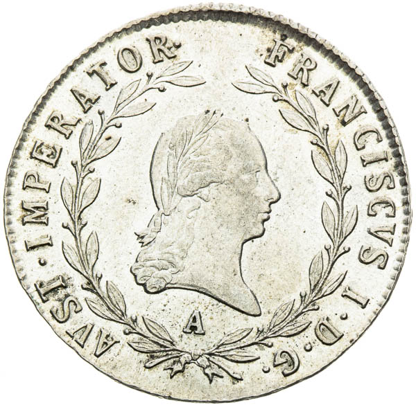 20 Grajciar 1820 - averz