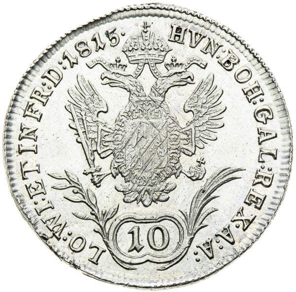 10 Grajciar 1815 - reverz