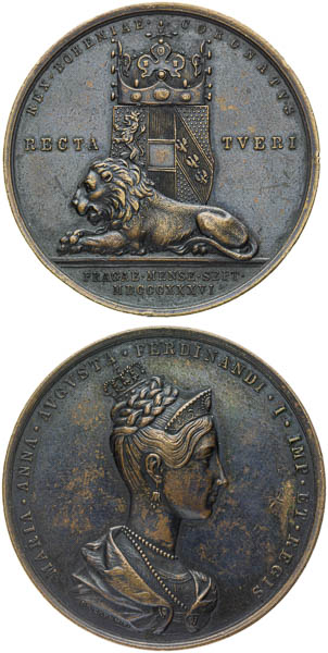 Medaile 1836 (2 ks) - reverz