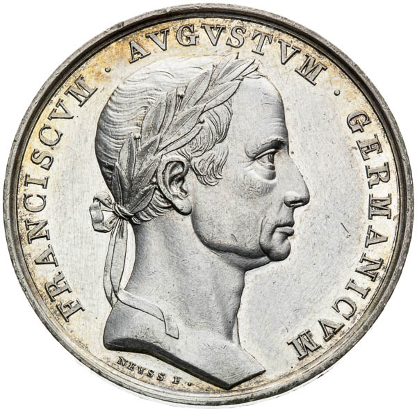 Strieborná medaila 1835 - averz