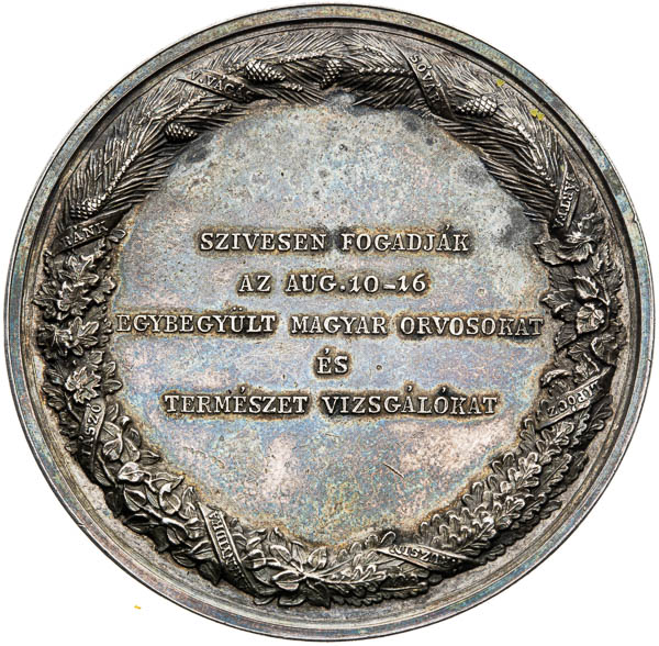 Strieborná medaila 1846 - reverz