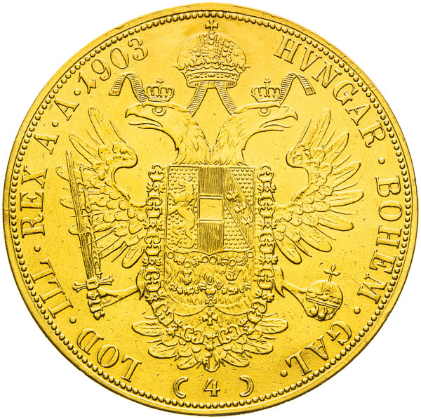 4 Dukát 1903 - reverz