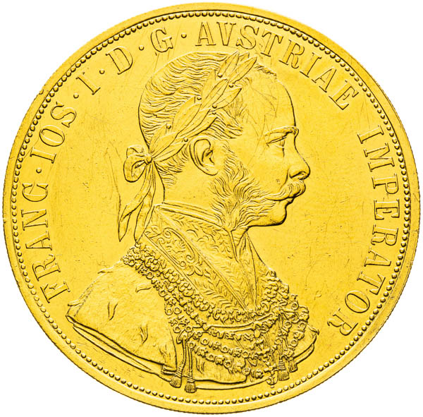 4 Dukát 1911 - averz