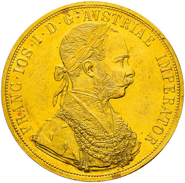 4 Dukát 1912 - averz