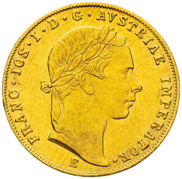 Dukát 1855 - averz