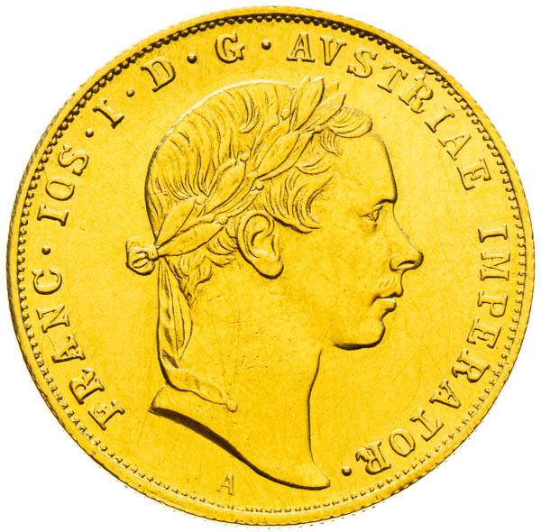 Dukát 1856 - averz