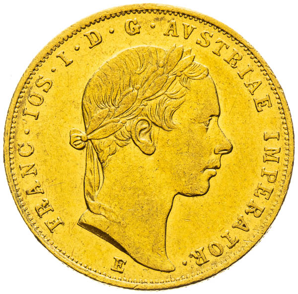 Dukát 1857 - averz