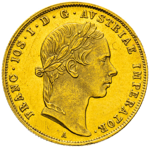 Dukát 1859 - averz
