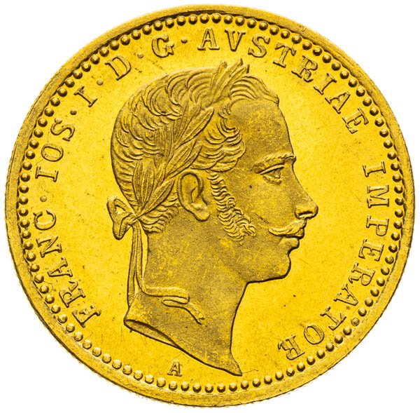 Dukát 1860 - averz