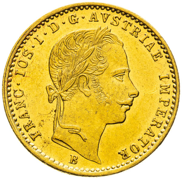 Dukát 1860 - averz