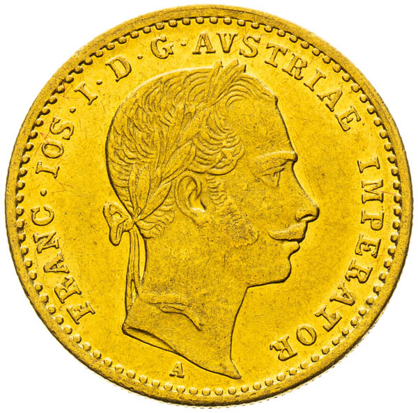 Dukát 1861 - averz