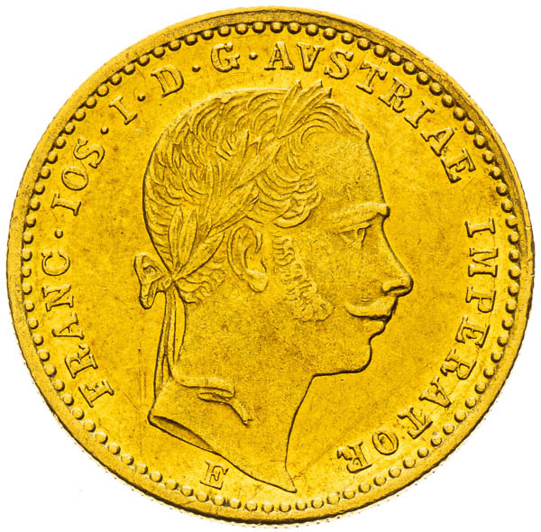 Dukát 1863 - averz