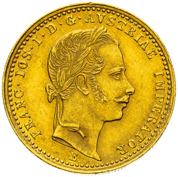 Dukát 1865 - averz