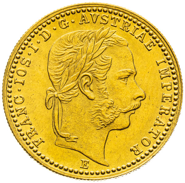 Dukát 1866 - averz