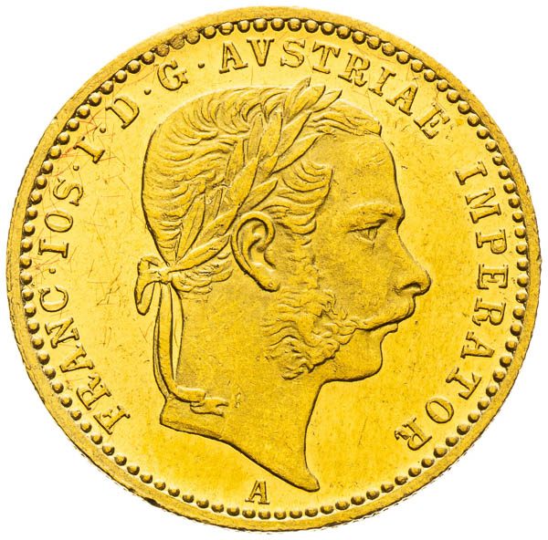 Dukát 1866 - averz