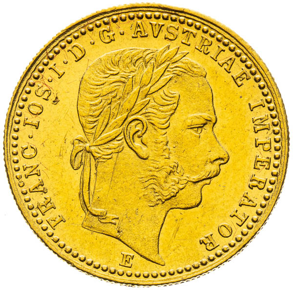 Dukát 1867 - averz