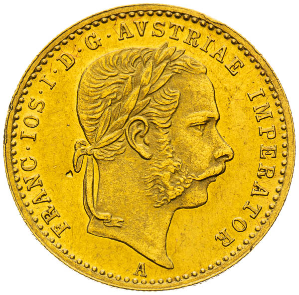 Dukát 1867 - averz
