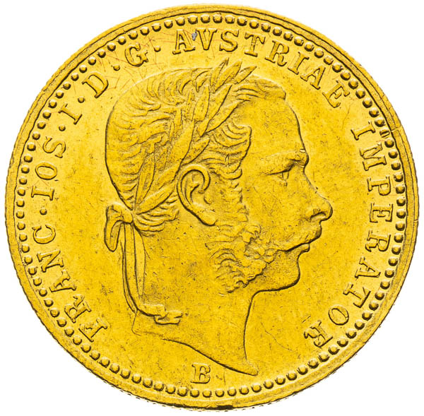 Dukát 1867 - averz