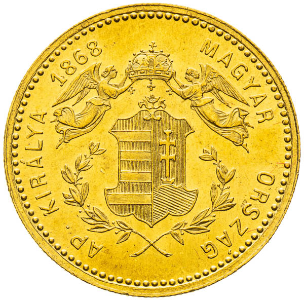 Dukát 1868 - reverz