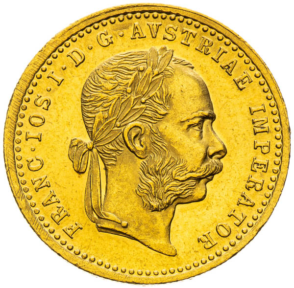 Dukát 1877 - averz
