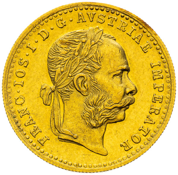 Dukát 1878 - averz