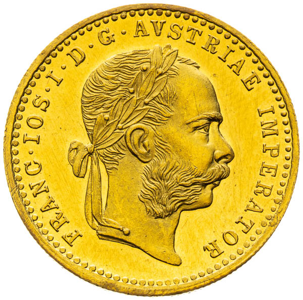 Dukát 1880 - averz