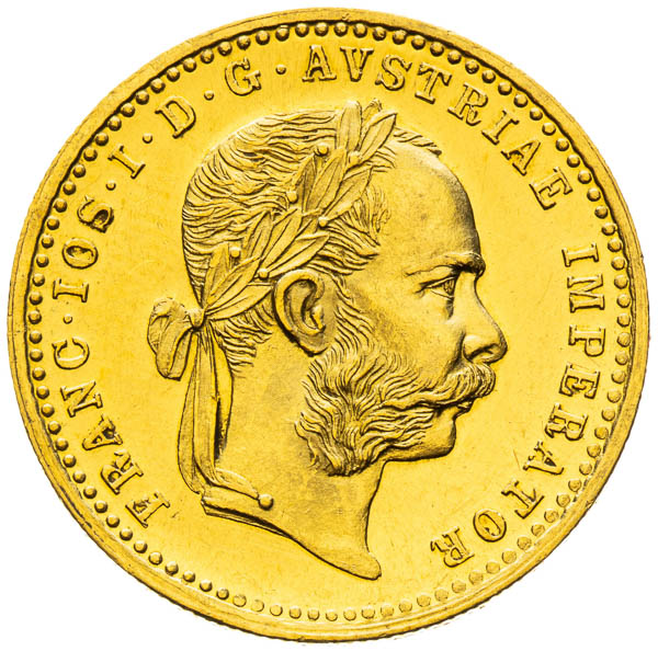 Dukát 1881 - averz