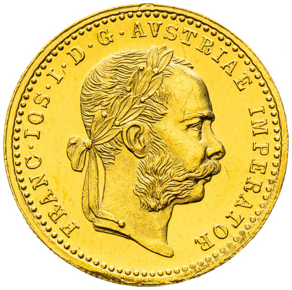 Dukát 1882 - averz