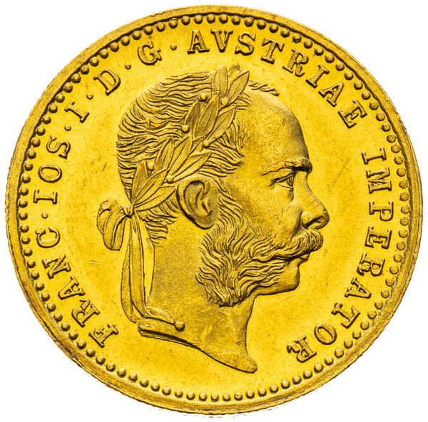 Dukát 1883 - averz