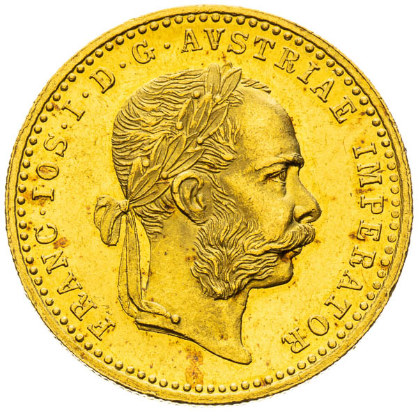 Dukát 1885 - averz